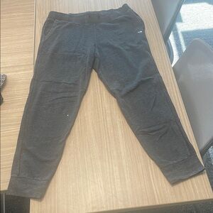Champion Gray Sweatpants Comfortable Joggers, Size Medium
